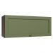 Armário Aéreo 80 cm 1 Porta Basculante Rustic/Verde Vik Madesa