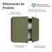Armário Aéreo 80 cm 2 Portas Rustic/Verde Vik Madesa