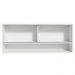 Armário Aéreo Madesa 2 Portas Correr Vidro Reflex 1 Nicho para Cozinhas Glamy, Lux e Reims - Branco