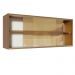 Armário Aéreo Madesa 2 Portas de Correr Vidro Reflex para Cozinhas Glamy, Lux e Reims - Rustic
