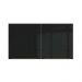 Armário Aéreo Madesa Lux 120 cm 2 Portas - Branco/Preto