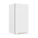 Armário Aéreo Madesa Lux 35 cm 1 Porta - Branco/Branco Veludo