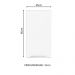 Armário Aéreo Madesa Lux 35 cm 1 Porta - Branco/Branco Veludo