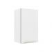 Armário Aéreo Madesa Lux 40 cm 1 Porta - Branco/Branco Veludo