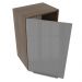 Armário Aéreo Madesa Lux 40 cm 1 Porta - Rustic/Cinza