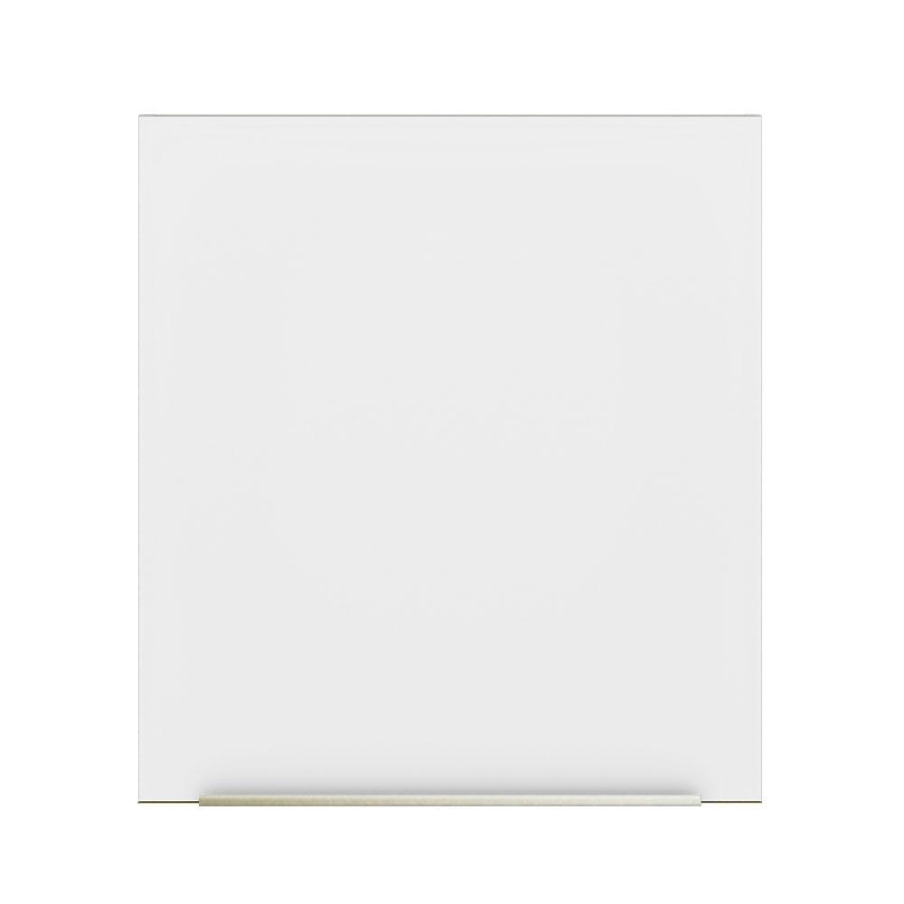 Armário Aéreo Madesa Lux 60 cm 1 Porta - Branco/Branco Veludo