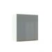 Armário Aéreo Madesa Lux 60 cm 1 Porta - Branco/Cinza