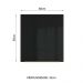 Armário Aéreo Madesa Lux 60 cm 1 Porta - Branco/Preto