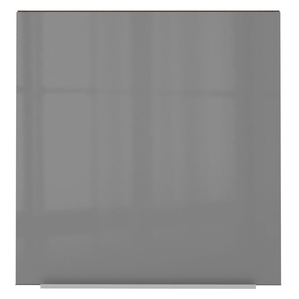 Armário Aéreo Madesa Lux 60 cm 1 Porta - Rustic/Cinza