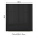 Armário Aéreo Madesa Lux 60 cm 1 Porta - Rustic/Preto