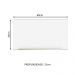 Armário Aéreo Madesa Lux 60 cm 1 Porta Basculante - Branco/Branco Veludo