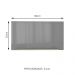 Armário Aéreo Madesa Lux 60 cm 1 Porta Basculante - Branco/Cinza