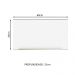 Armário Aéreo Madesa Lux 60 cm 1 Porta Basculante - Rustic/Branco Veludo