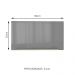 Armário Aéreo Madesa Lux 60 cm 1 Porta Basculante - Rustic/Cinza