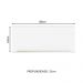 Armário Aéreo Madesa Lux 80 cm 1 Porta Basculante - Branco/Branco Veludo