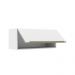 Armário Aéreo Madesa Lux 80 cm 1 Porta Basculante - Branco/Branco Veludo