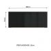 Armário Aéreo Madesa Lux 80 cm 1 Porta Basculante - Branco/Preto