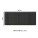 Armário Aéreo Madesa Lux 80 cm 1 Porta Suspensa - Rustic/Preto