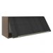 Armário Aéreo Madesa Lux 80 cm 1 Porta Suspensa - Rustic/Preto