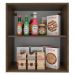Armário Aéreo Madesa Stella 60 cm 1 Porta - Rustic