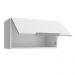 Armário Aéreo Madesa Stella 60 cm 1 Porta Basculante - Branco