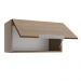 Armário Aéreo Madesa Stella 60 cm 1 Porta Basculante - Rustic