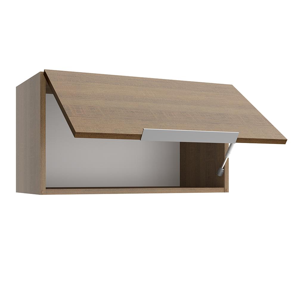 Armário Aéreo Madesa Stella 60 cm 1 Porta Basculante - Rustic