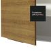 Armário Aéreo Madesa Stella 80 cm 1 Porta Basculante - Branco/Rustic