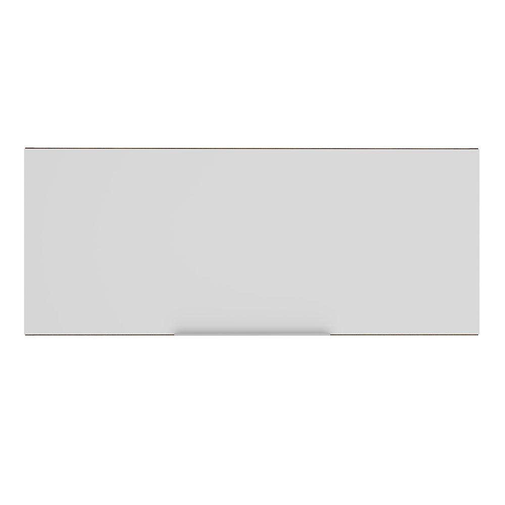 Armário Aéreo Madesa Stella 80 cm 1 Porta Basculante - Rustic/Branco