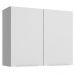 Armário Aéreo Madesa Stella 80 cm 2 Portas - Branco