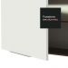 Armário Aéreo Madesa Stella 80 cm 2 Portas - Rustic/Branco