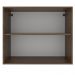 Armário Aéreo Madesa Stella 80 cm 2 Portas - Rustic/Branco