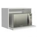 Armário Aéreo Madesa para Glamy, Lux, Reims 60 cm com Nicho para Forno - Branco