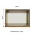Armário Aéreo Madesa para Glamy, Lux, Reims 60 cm com Nicho para Forno - Rustic