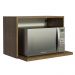 Armário Aéreo Madesa para Glamy, Lux, Reims 60 cm com Nicho para Forno - Rustic