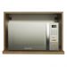 Armário Aéreo Madesa para Glamy, Lux, Reims 60 cm com Nicho para Forno - Rustic