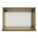 Armário Aéreo Madesa para Glamy, Lux, Reims 60 cm com Nicho para Forno - Rustic