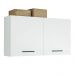 Armário Aéreo Multiuso 120cm 2 Portas Branco Agata Madesa