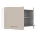 Armário Aéreo Multiuso 120cm 2 Portas Branco/Crema Agata Madesa
