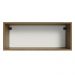 Armário Aéreo Multiuso 80cm 1 Porta Basculante Rustic/Crema Agata Madesa