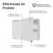 Armário Aéreo de Canto 1 Porta Branco Vik Madesa