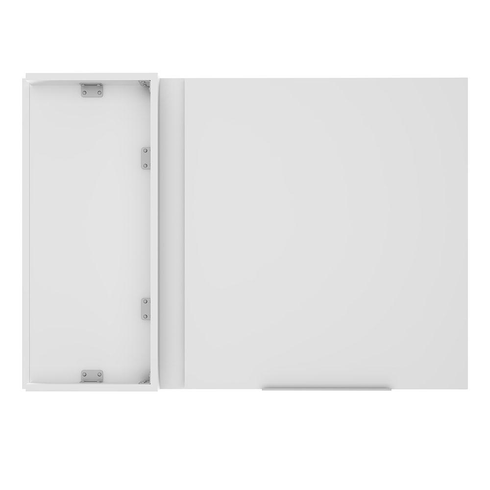 Armário Aéreo de Canto Madesa Stella 1 Porta - Branco