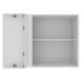 Armário Aéreo de Canto Madesa Stella 1 Porta - Branco