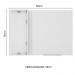 Armário Aéreo de Canto Madesa Stella 1 Porta - Branco