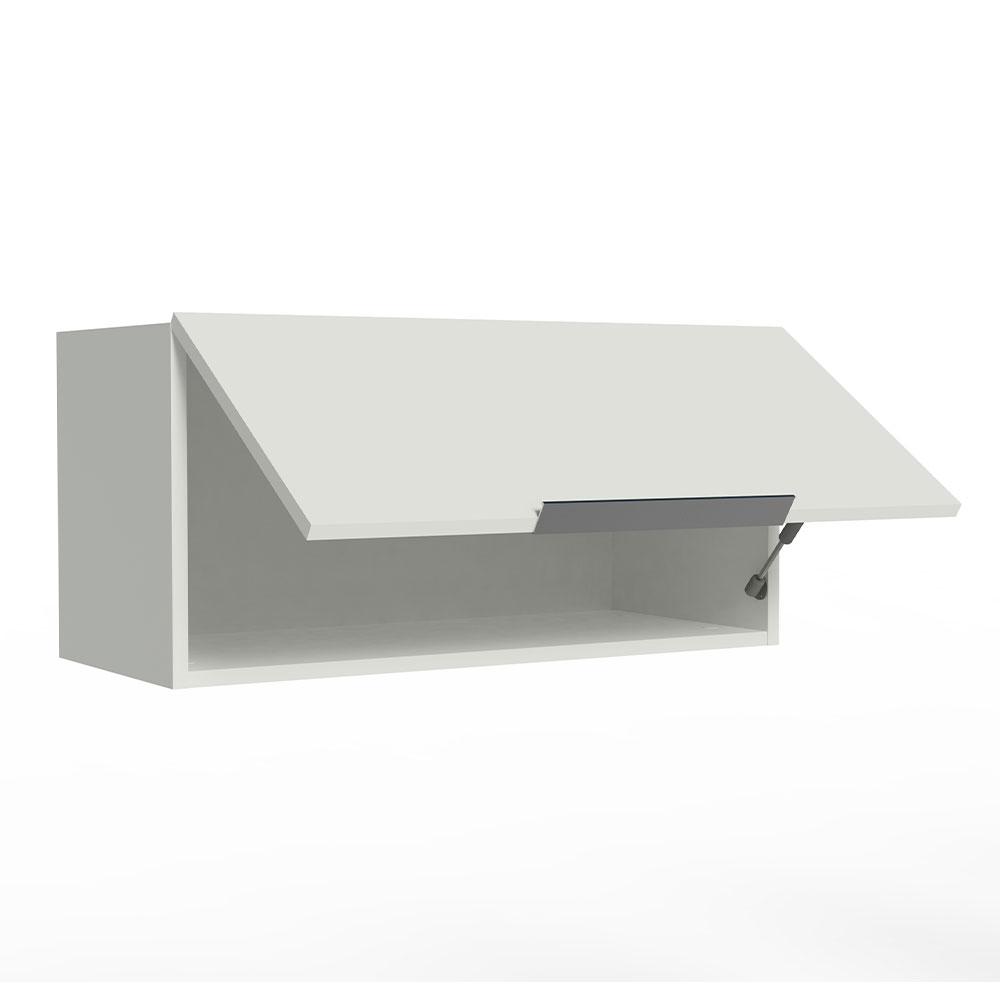 Armário Aéreo de Cozinha Madesa Stella 70 cm 1 Porta Basculante - Branco