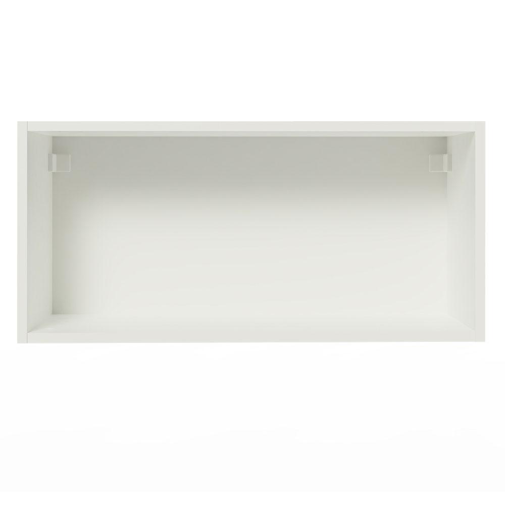 Armário Aéreo de Cozinha Madesa Stella 70 cm 1 Porta Basculante - Branco