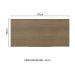 Armário Aéreo de Cozinha Madesa Stella 70 cm 1 Porta Basculante - Branco/Rustic
