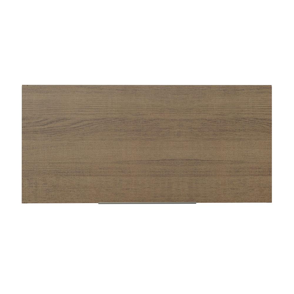 Armário Aéreo de Cozinha Madesa Stella 70 cm 1 Porta Basculante - Branco/Rustic