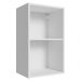 Armário Aéreo para Quarto 40 cm 2 Nichos Abertos Branco Neo Madesa
