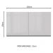 Armário De Cozinha Aéreo 100% MDF 120 cm Portas Branco Brilho Acordes Madesa